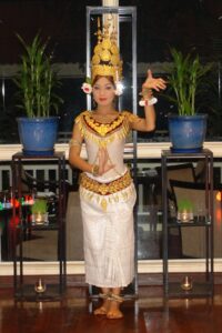 Cambodian dancing girl at the Sofitel Angkor Phokeethra, Sein Reap, Cambodia Cambodia - Cambodian dancing girl at the Sofitel Angkor Phokeethra, Sein Reap, Cambodia May 2013 - Ray Lovell