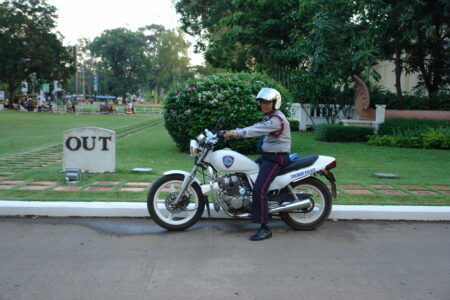 Cambodian tourist police officer Cambodia - Tourist Police Officer May 2013 - Ray Lovell