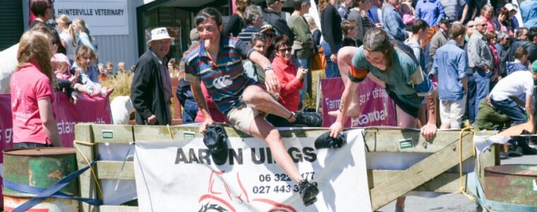 Girls can do anything. Just a 100 yard sprint to the finish