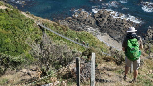 the bridges give one a sense of achievement having reached them